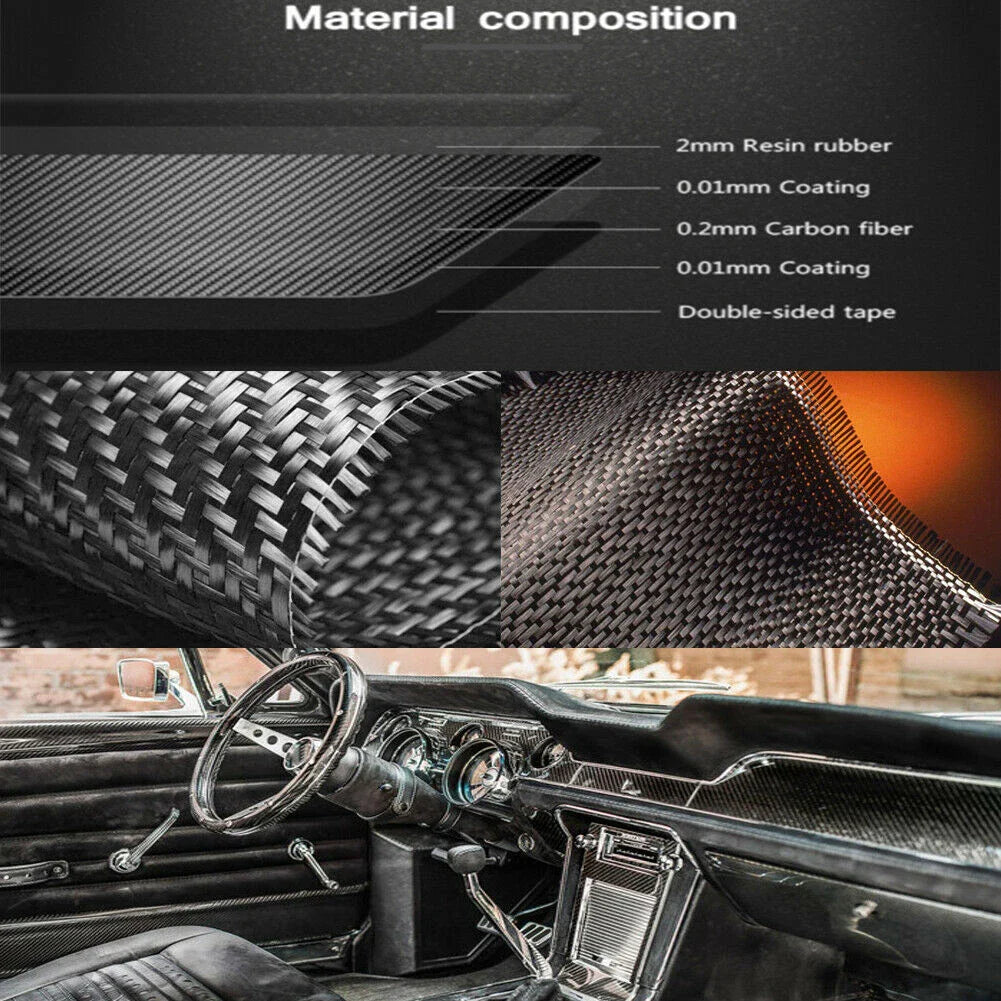 Carbon Fiber Console Gear Shift Panel Cover Trim for Audi A4 B8 A5 (2009–2012)