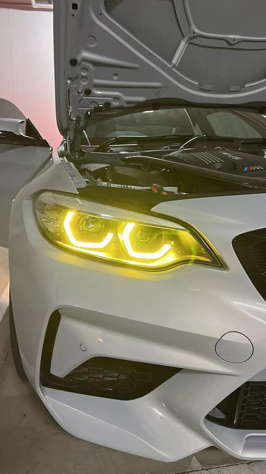 Yellow Angel Eyes DRL for BMW F22 F23 F87 M2 230i 240i (2018) LED Headlight