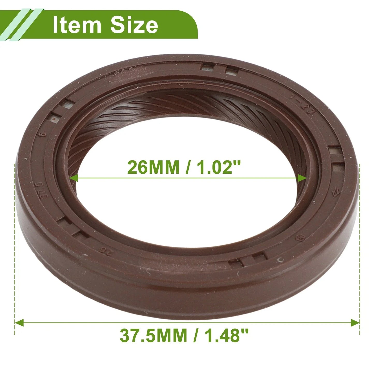 Front Crankshaft Oil Seal for Hyundai Accent Elantra, Kia Optima Rio (2000-2023)