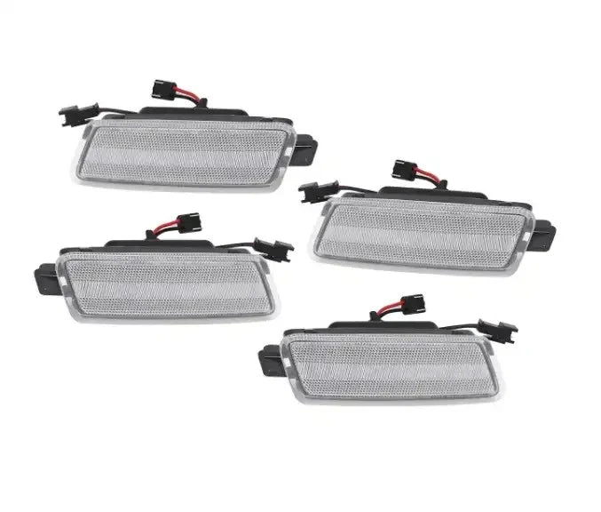 Clear Front Rear LED Side Marker Lights for Audi S7 RS7 (2012–2018)