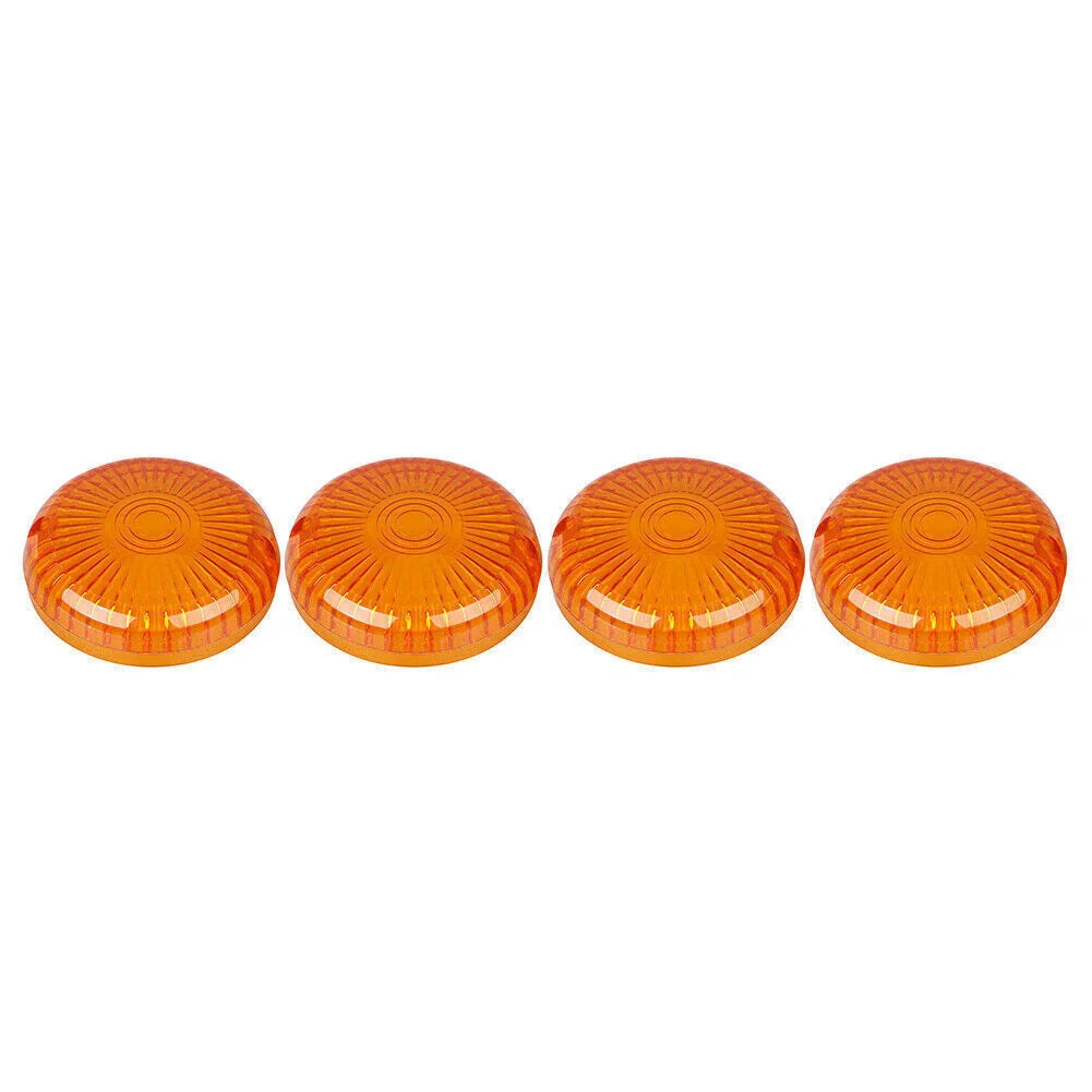 4 x Amber Turn Signal Lens Covers for Yamaha Road Star/V Star 1100/Vmax 1200
