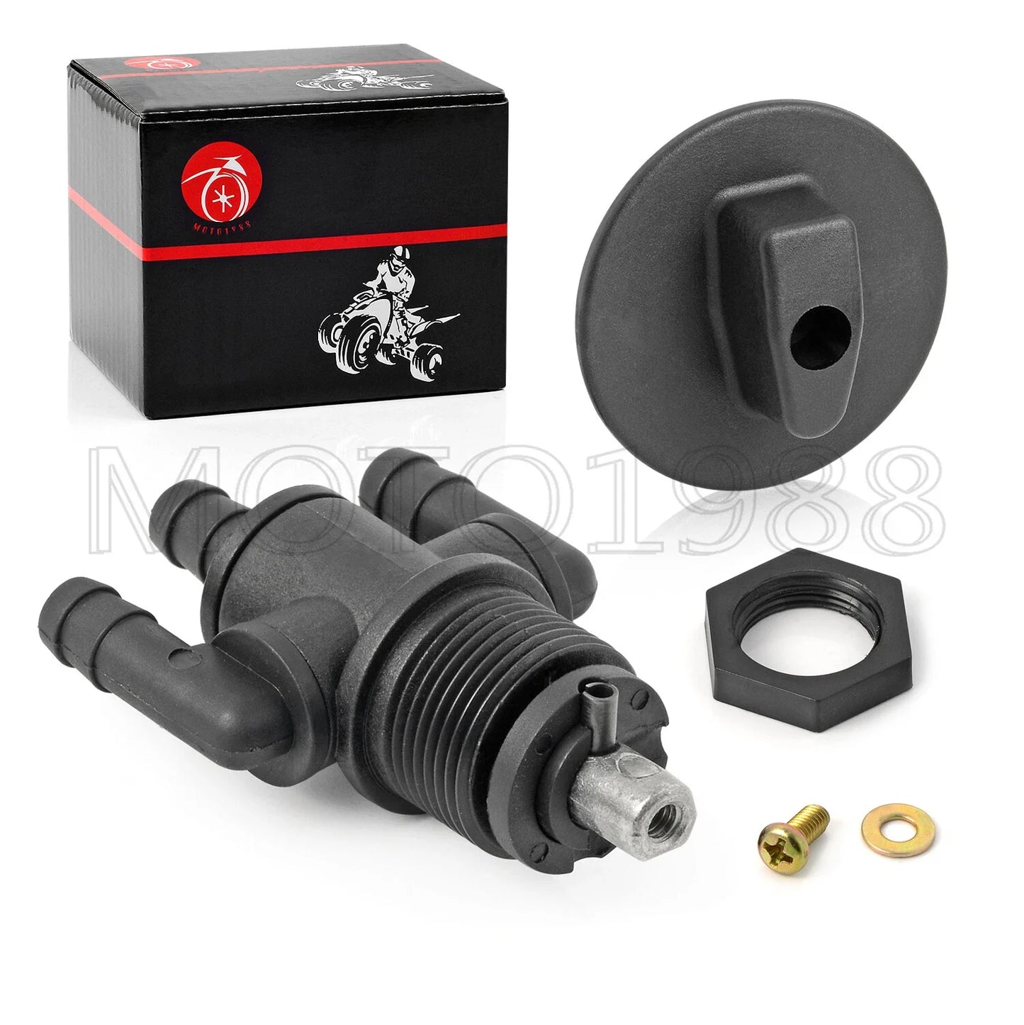 3-Way Fuel Shutoff Valve Petcock for Polaris Magnum 500 4x4 (1999–1999)