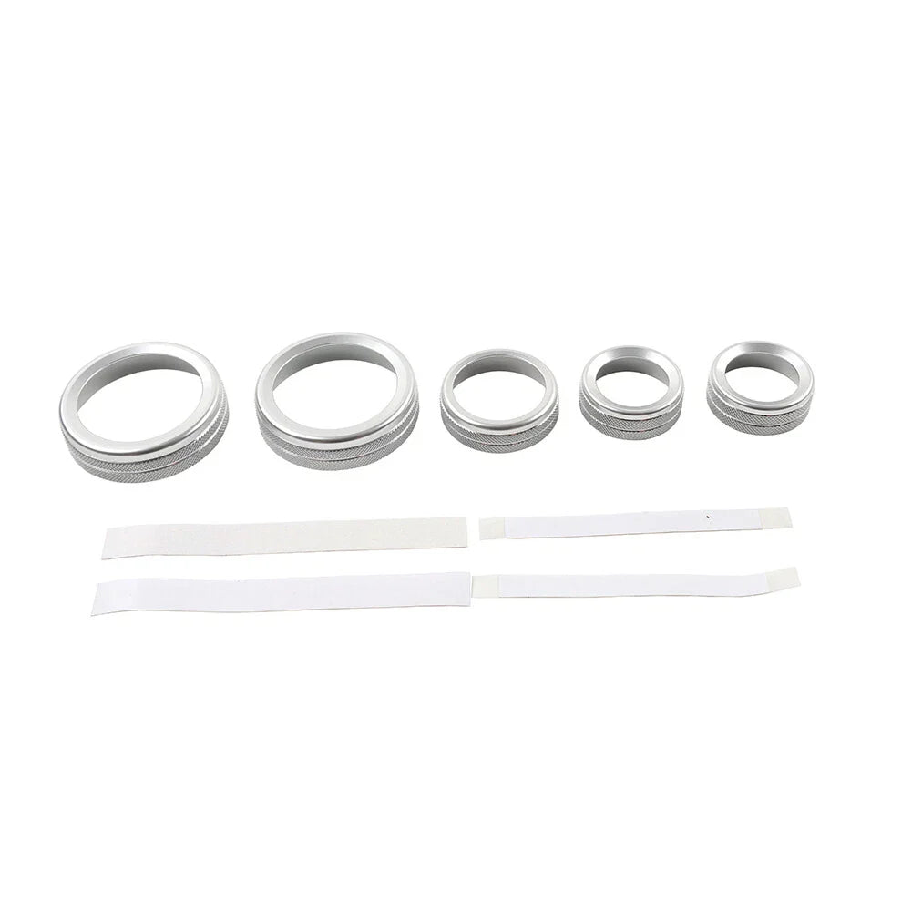 AC Headlight Switch Knob Ring for Ford Maverick (2022-2023) Silver