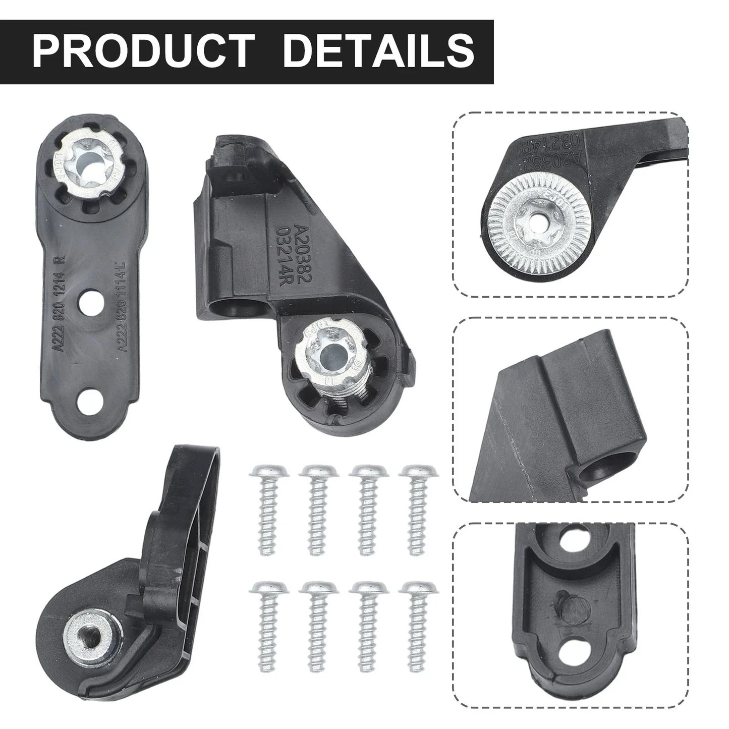 Headlight Bracket ABS Construction Easy To Use
