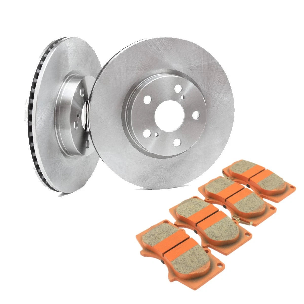 Front Brake Pads and Disc Rotors Set for Hyundai Elantra AD (2016–2020)