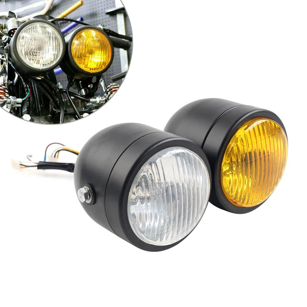Twin Headlight for Universal Motorcycle (Dirt Bike, Street Fighter)