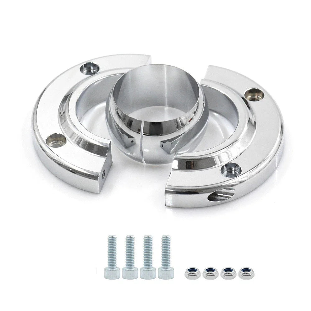 1x 2INCH Chrome Swivel Steering Column for SBC BBC 350 Car