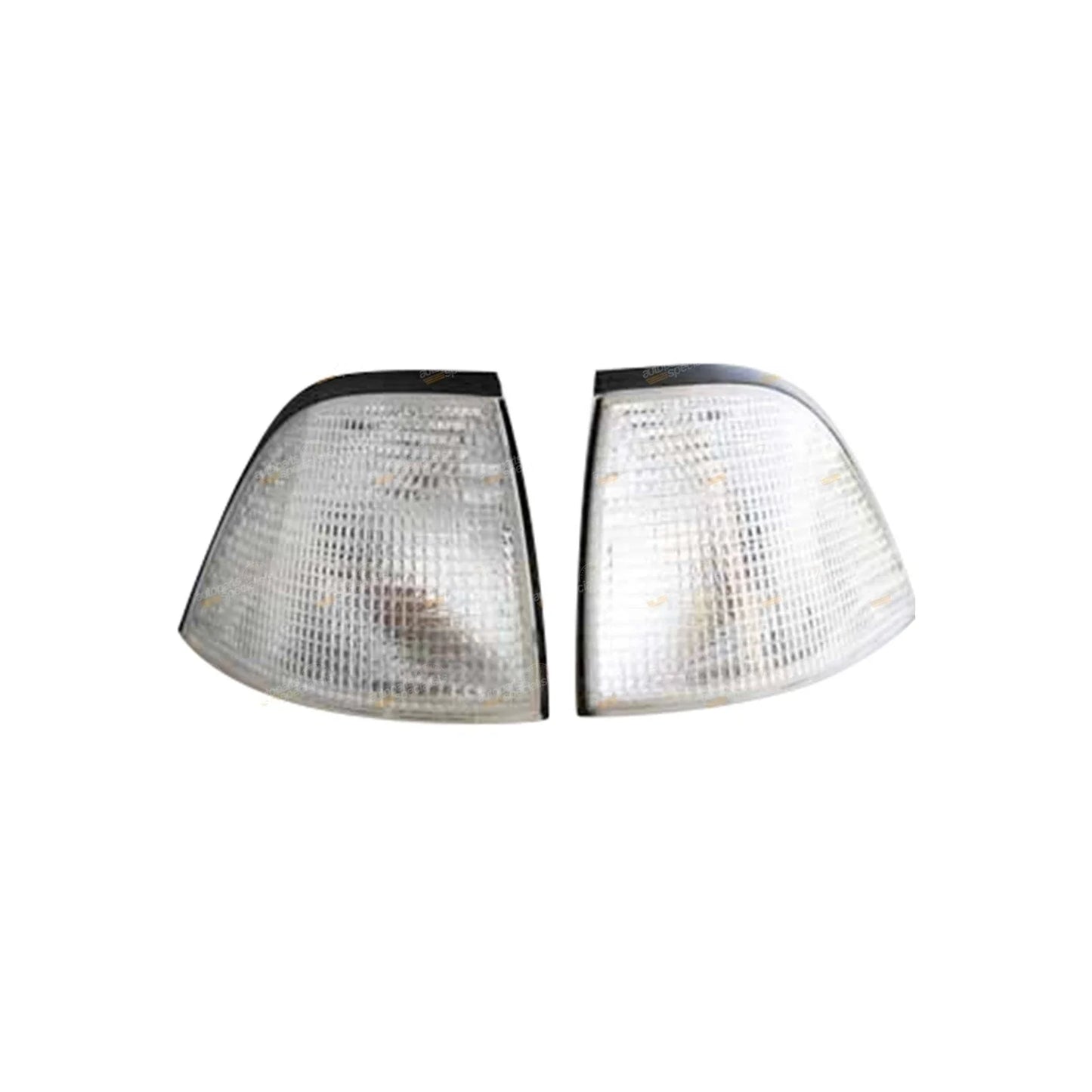 LH+RH Clear Corner Indicators Lights Pair for BMW E36 3 Series (1991-1998)