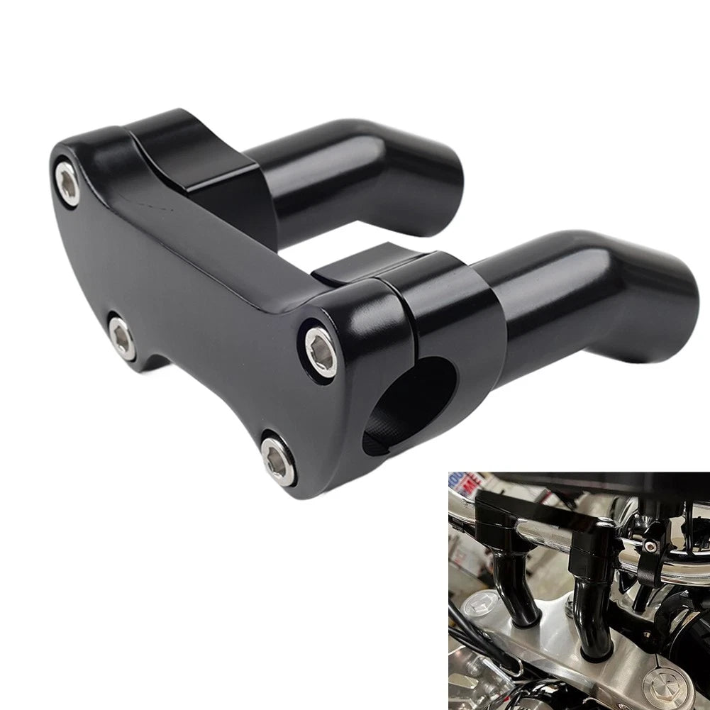 Top Cover Handlebar Risers Clamp for Harley Dyna Softail Sportster (1991–2023)