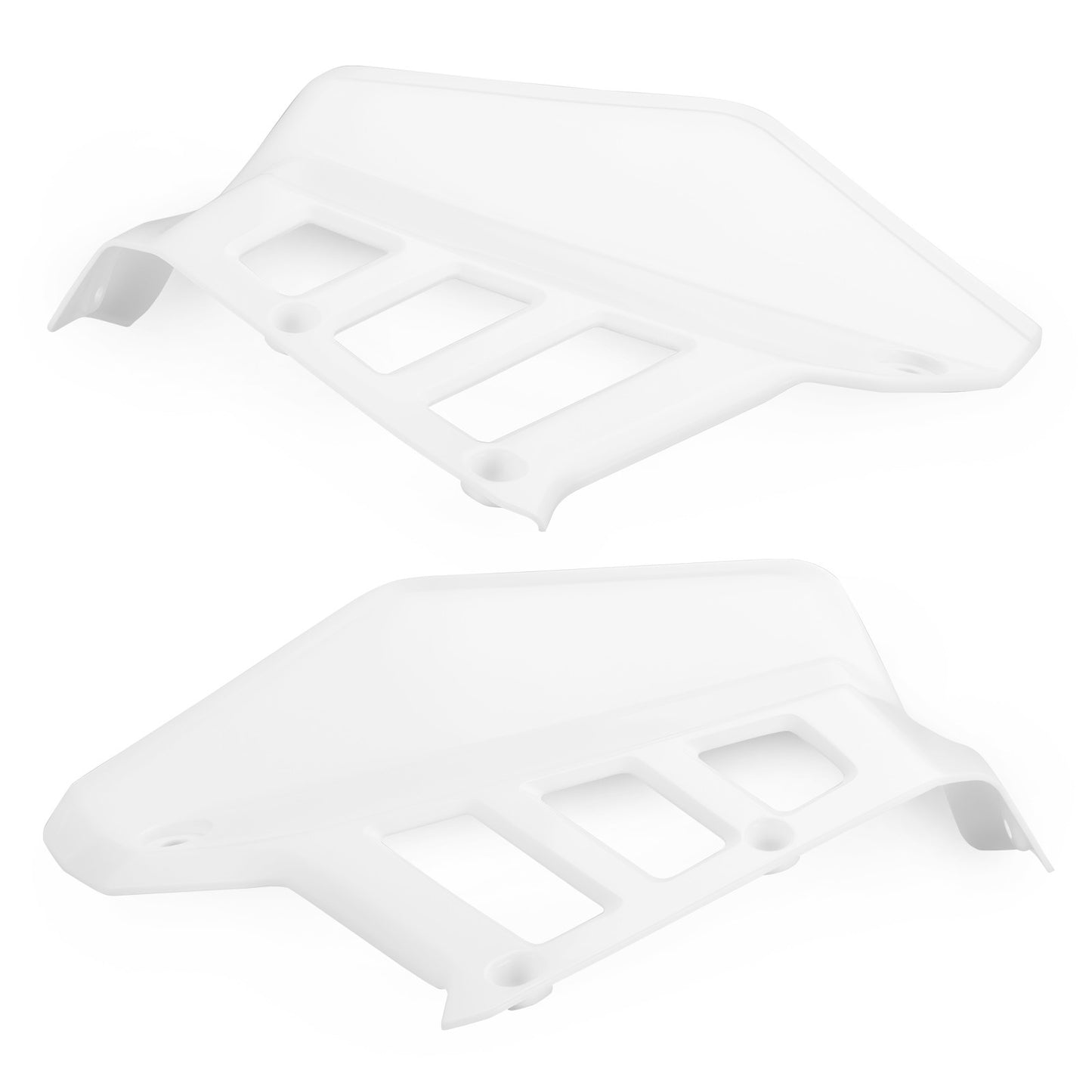 Radiator Shrouds for Honda ATC250R (1985–1986) - White Left + Right