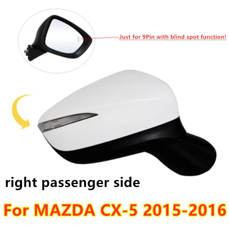 1x Right Passenger Side Mirror Turn Signal Heated for MAZDA CX-5 (2015–2016)