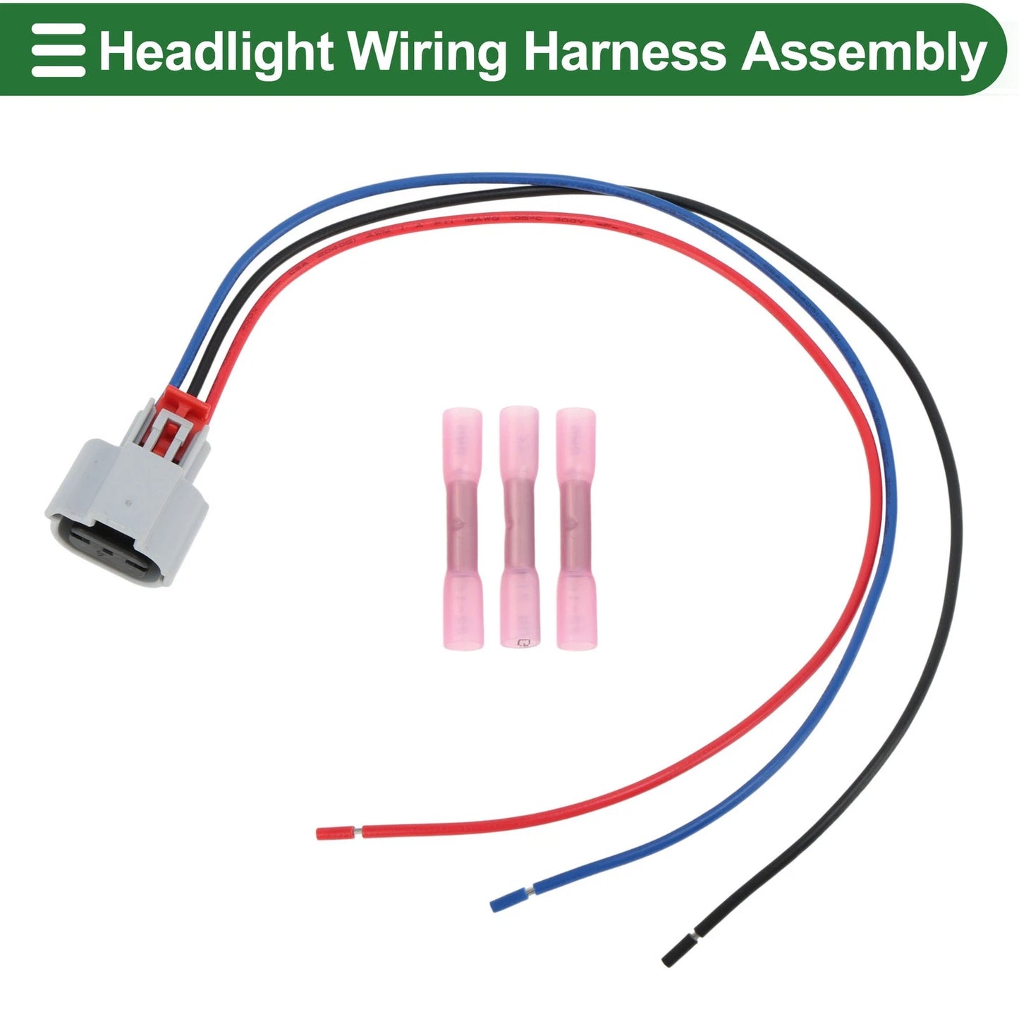 Headlight Wiring Harness Assembly for Dodge Dart (2013–2016) No.68081389AL