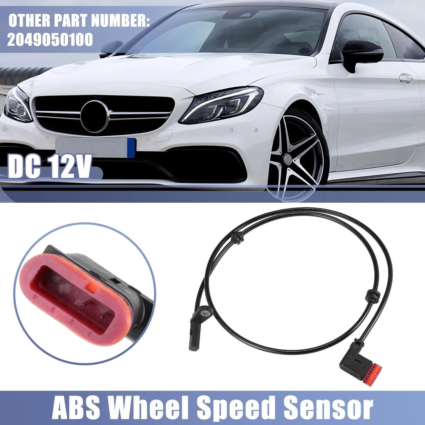 ABS Wheel Speed Sensor for Mercedes-Benz C200 C350 (2008-2015)