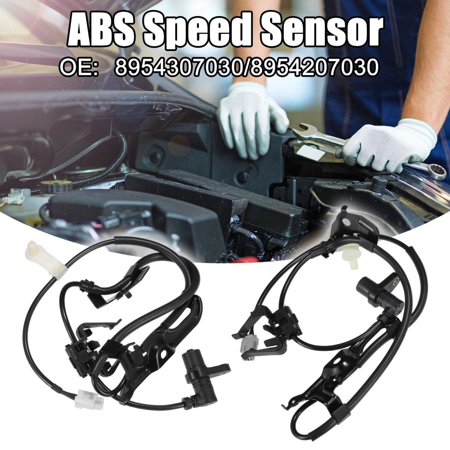 Set of 2 Front ABS Wheel Speed Sensors for Toyota Avalon Camry (2007–2011) No. 8954307030