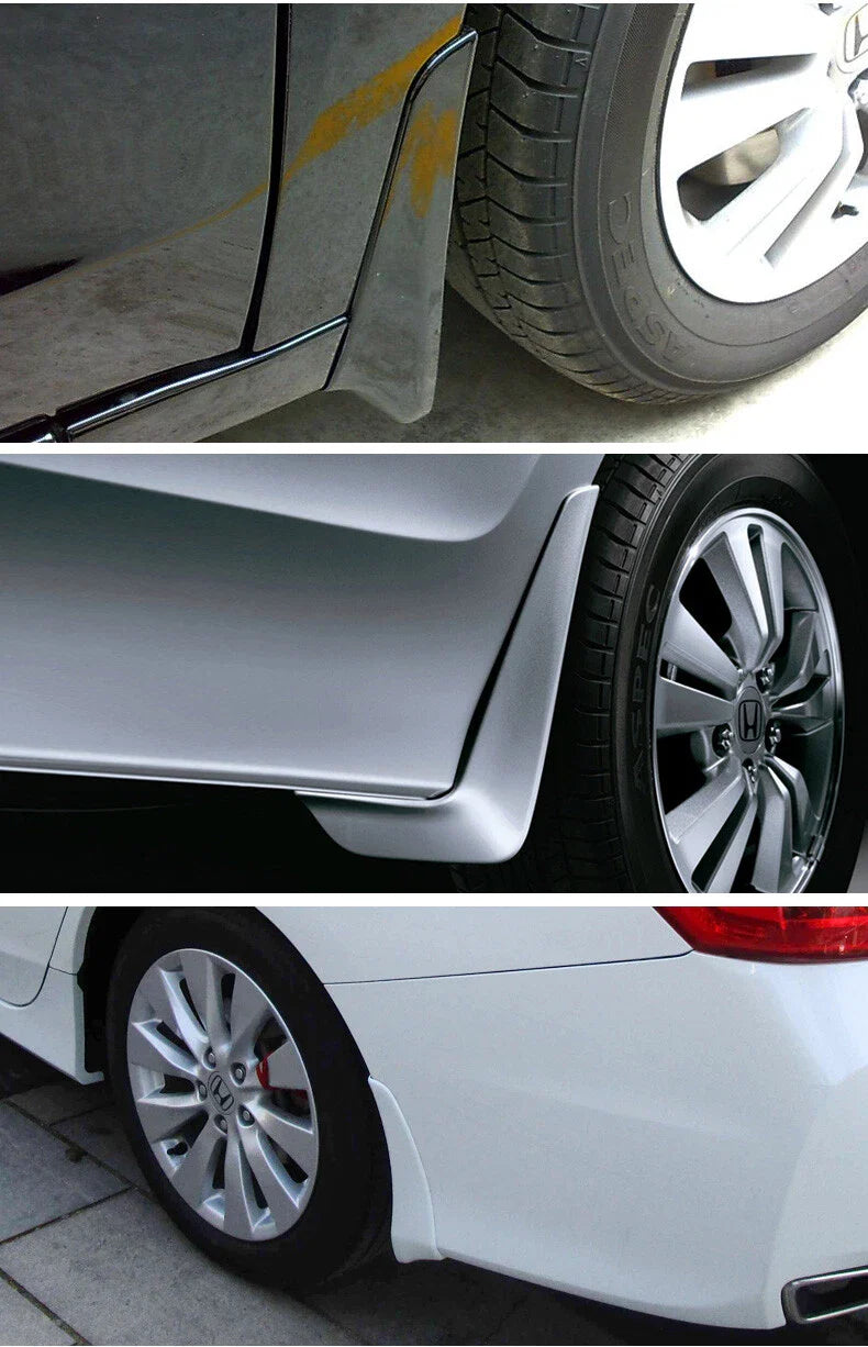 Mud Flap Splash Guard / 4 x / White Fresh Powder for Nissan Sentra (2020–2024)