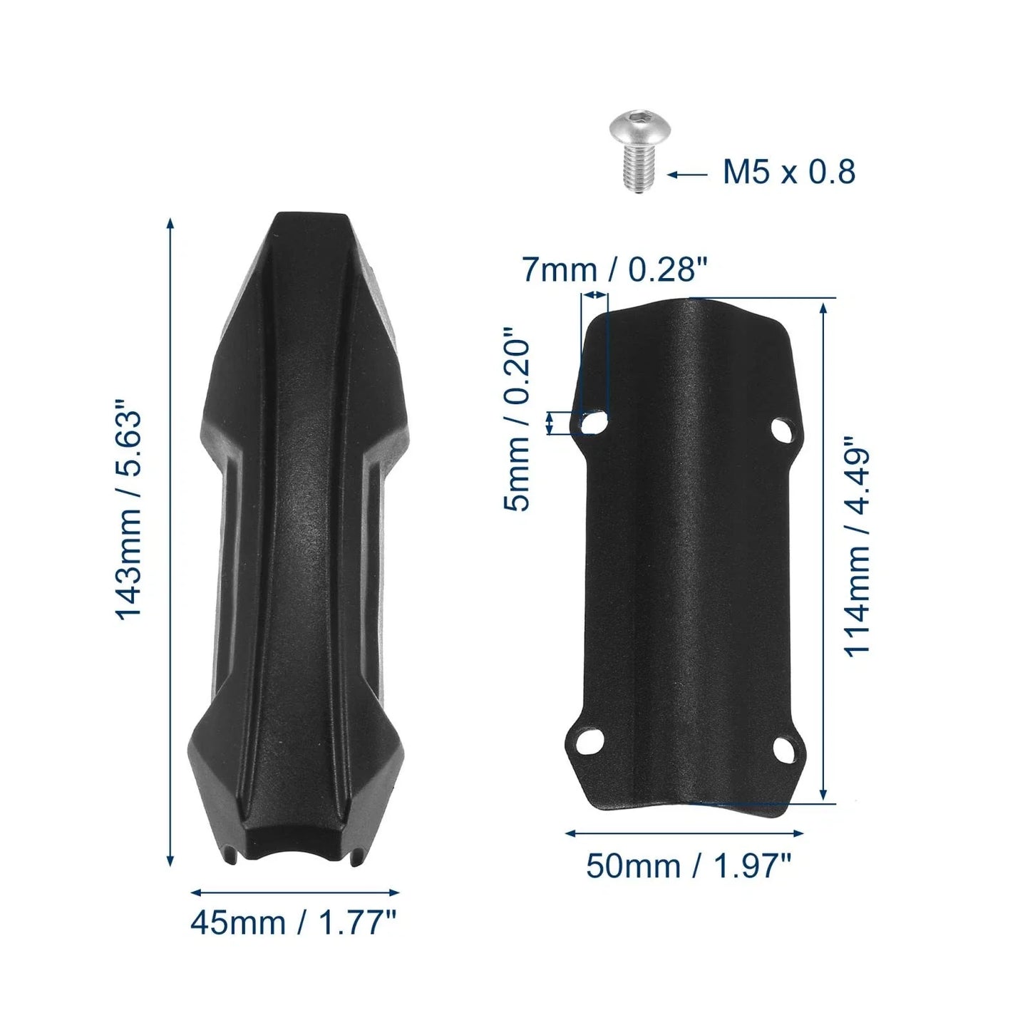 4pcs Crash Bar Bumper Block for BMW R1250GS Adventure, F800GS (2013-2023)