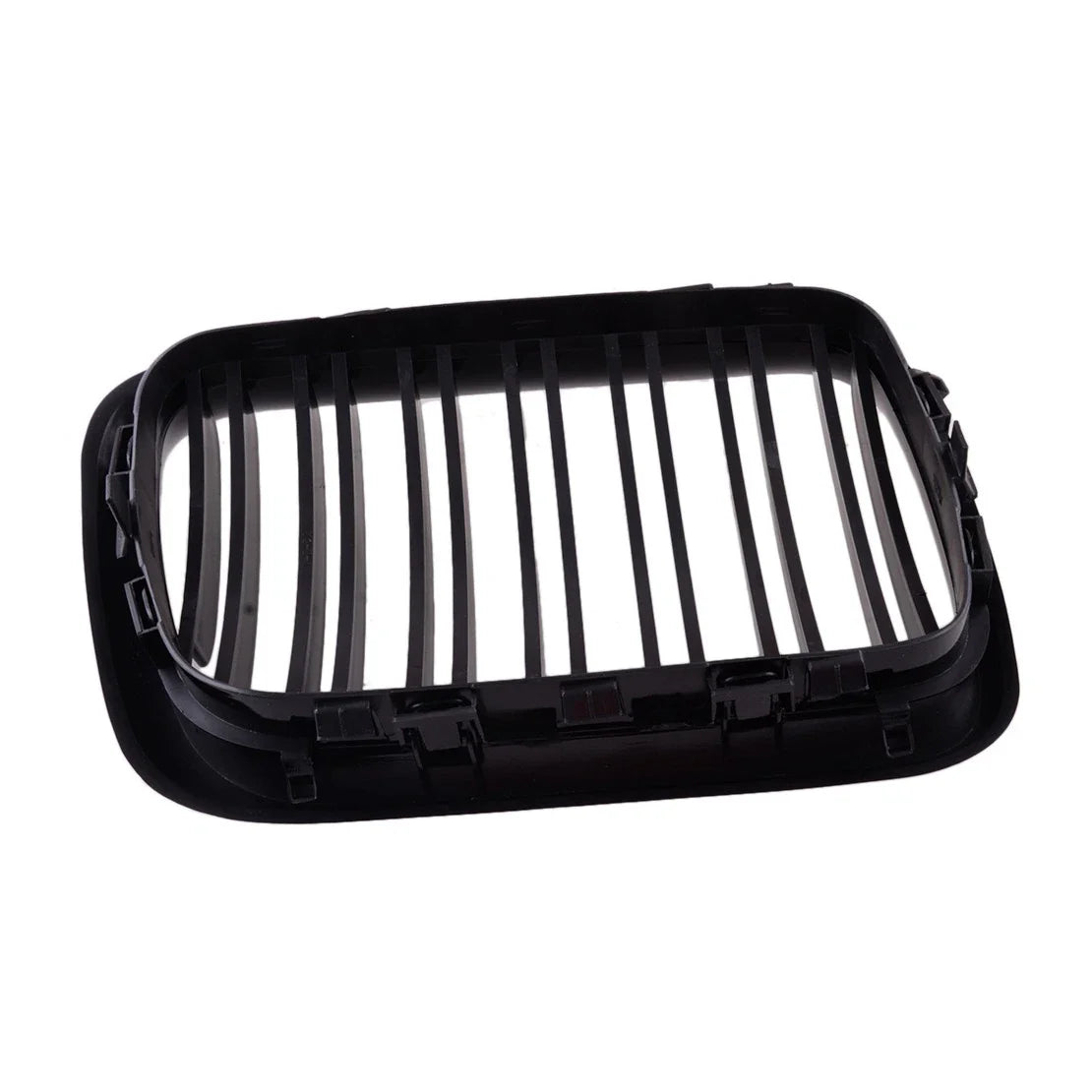 Gloss Black Double Line Front Kidney Grills for BMW E36 M3 (1996-1999)
