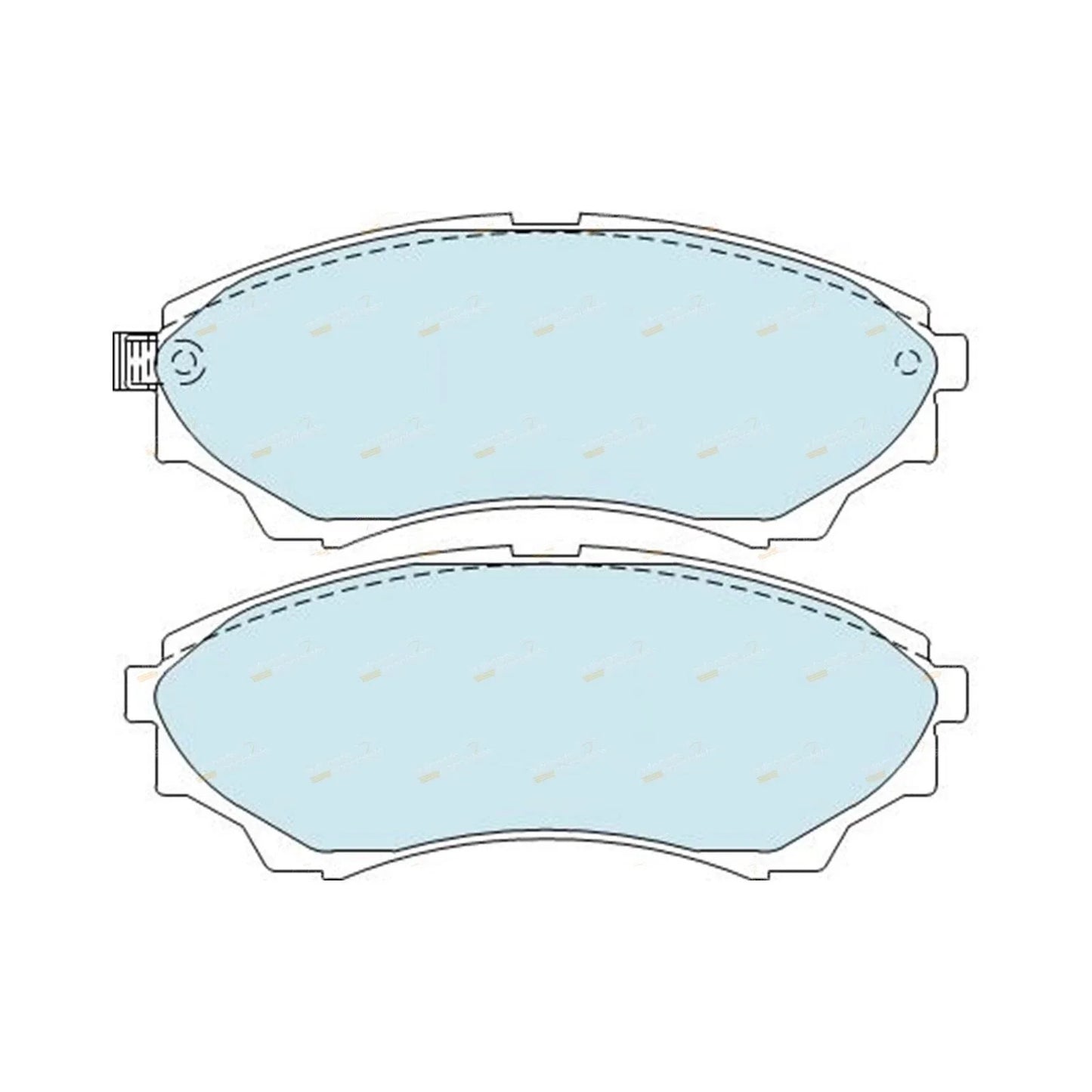 HD Front Disc Brake Pad Set for Mazda B2500 B2600 G6 (2002-2006)