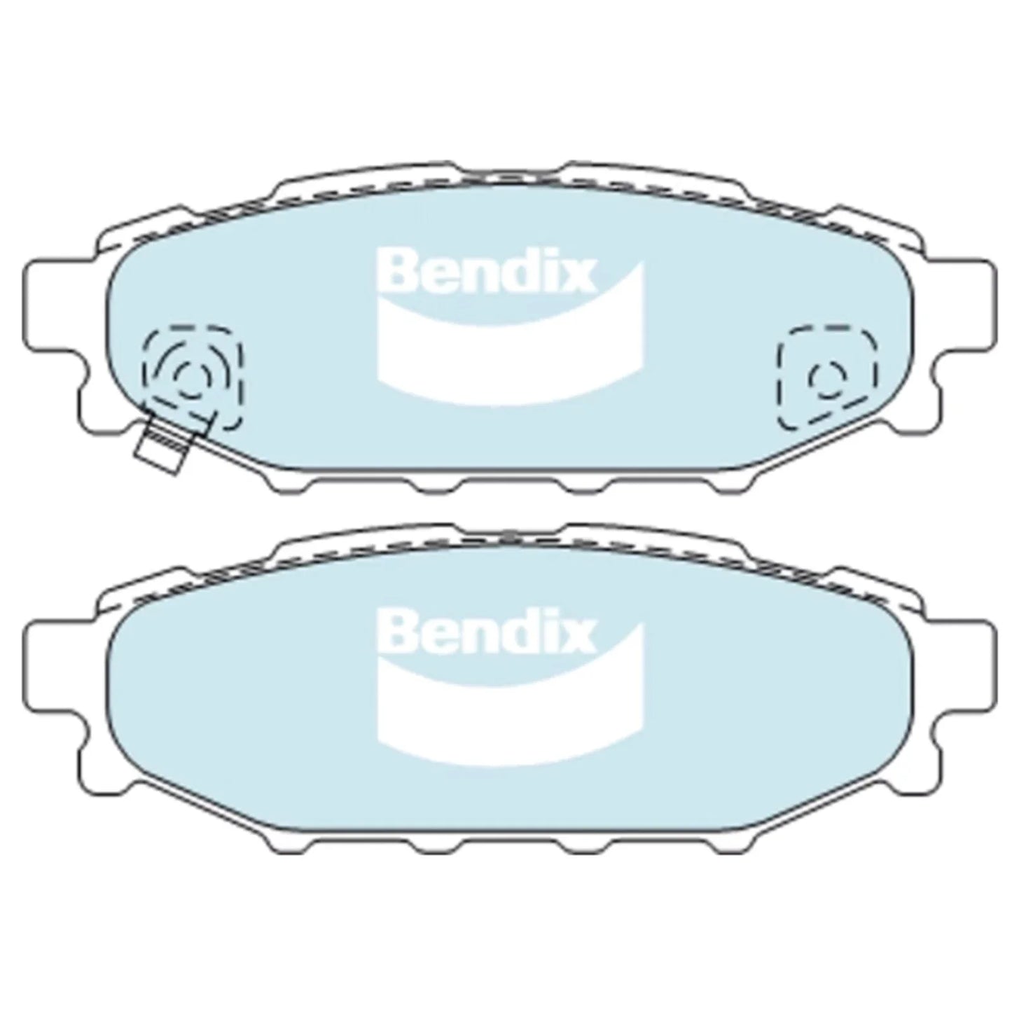 Rear Disc Brake Pad Set for Subaru Forester SG SH 2.0L/2.5L (2008 - 2013)