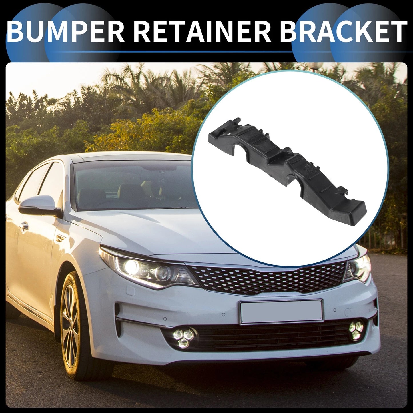 1pc Right Front Bumper Retainer Bracket No. 86514D4000 for Kia Optima (2016–2020)