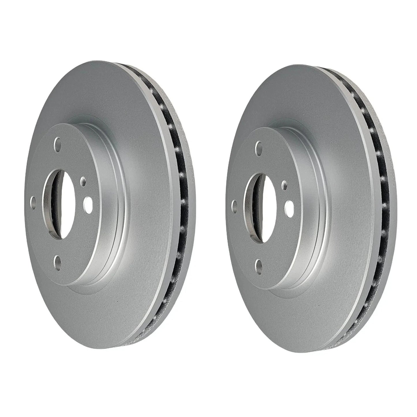 Pair Front Brake Rotors for Ford Fiesta (2009–2013)