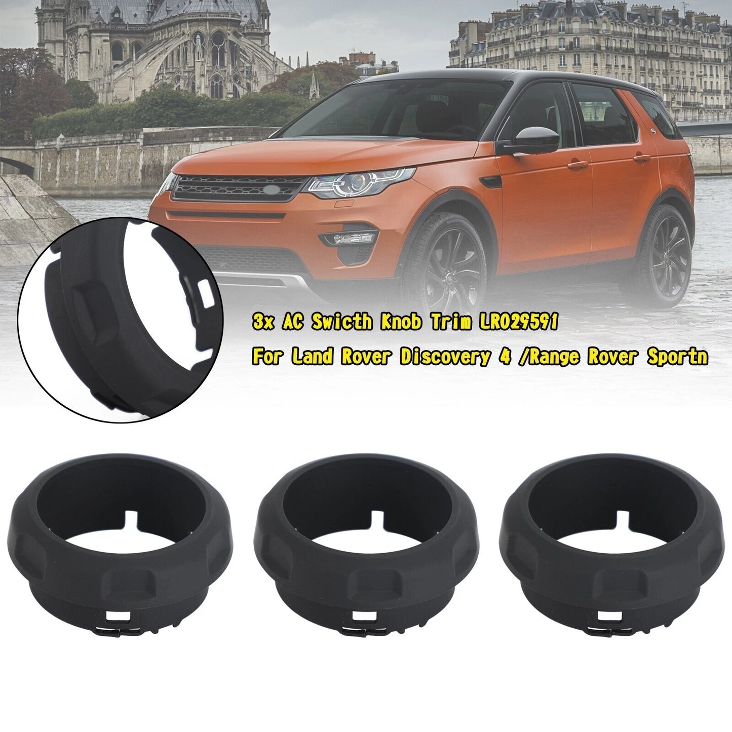 3X AC Switch Buttons for Land Rover Discovery 4 / Range Rover Sport (2010–2016)