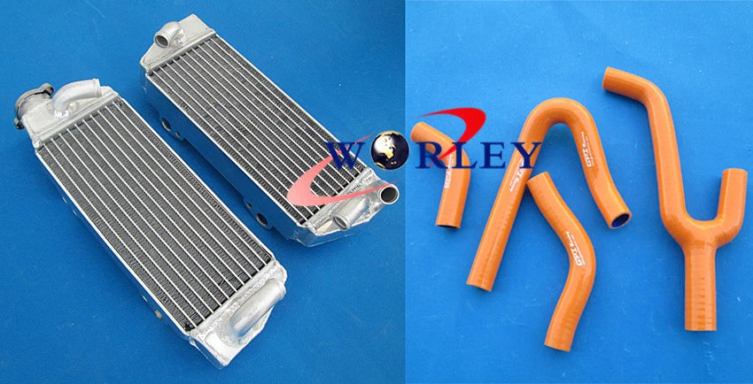 Alloy Radiator and Hose for KTM 250/300/380 EXC/MXC/SX (1998–2003)