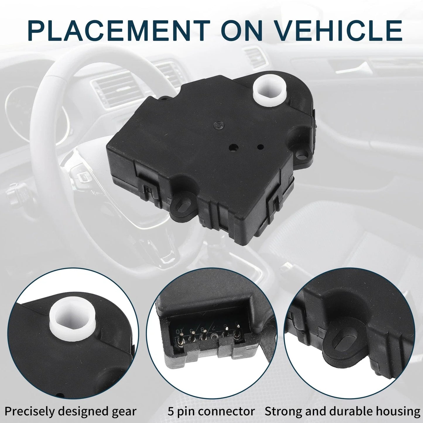 2 x HVAC Heater Blend Door Actuators for Chevrolet Blazer (1992-1994)
