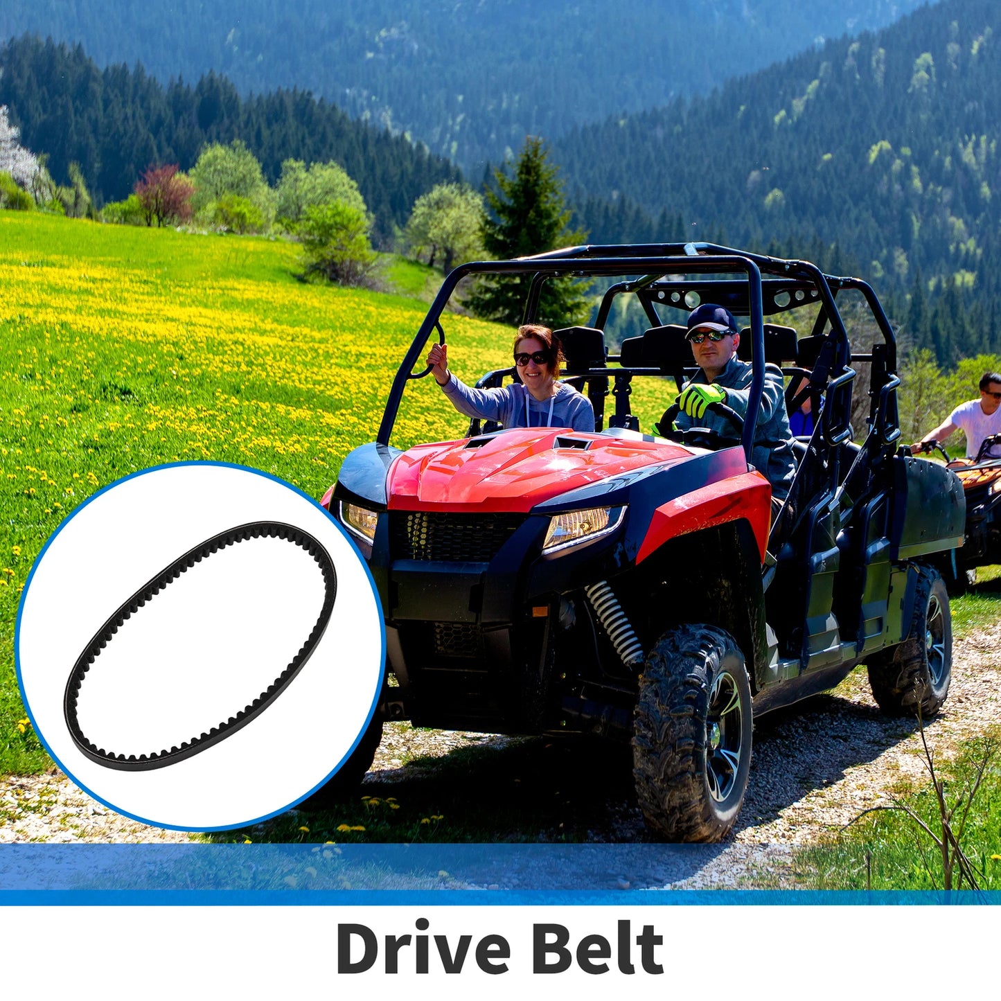 Drive Belt V-Belt No.3B3-E7641-00-00 for Aprilia Yamaha Scooters