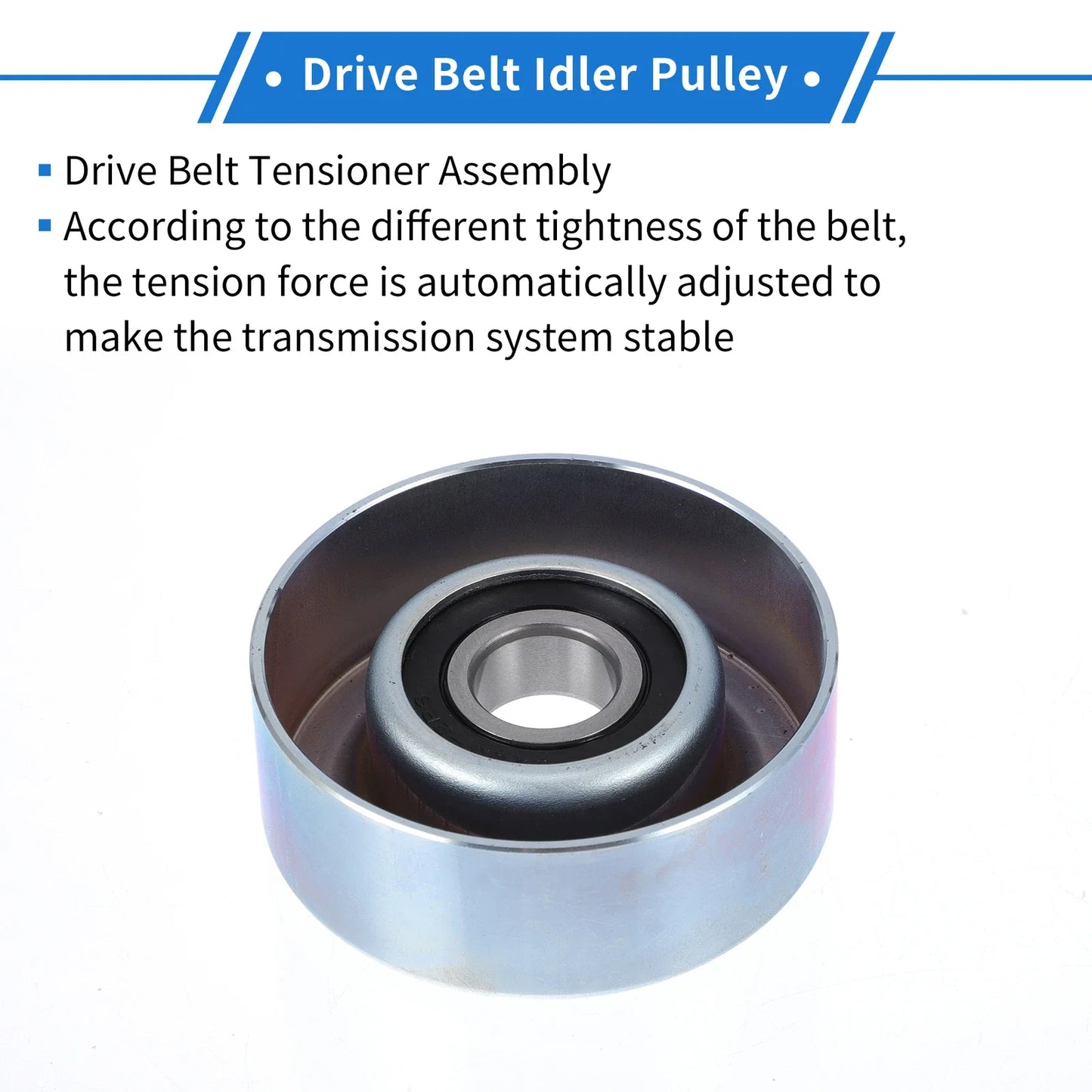 Drive Belt Idler Pulley for Honda Fit (2009-2013) 1 x OEM Replacement Part