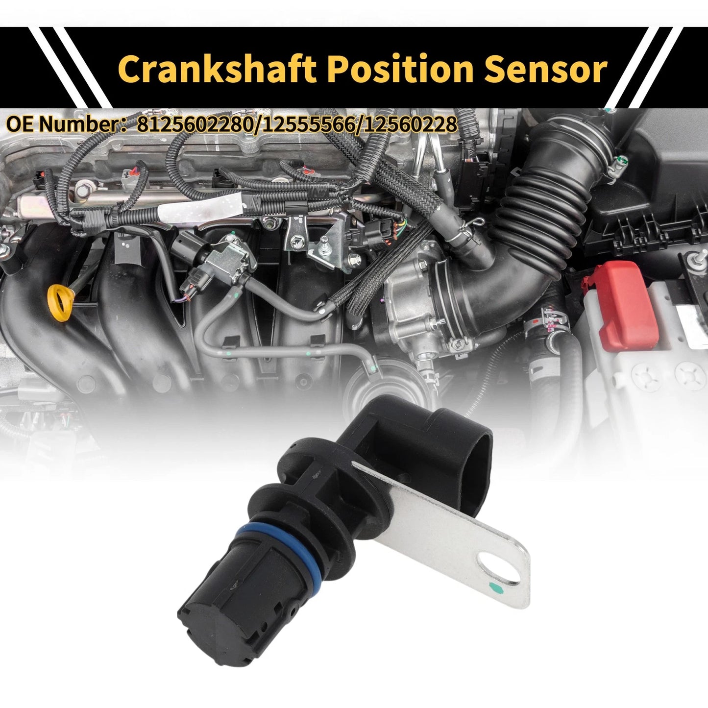 Crankshaft Position Sensor for GMC Sierra 1500 (1999–2006) No. 12555566
