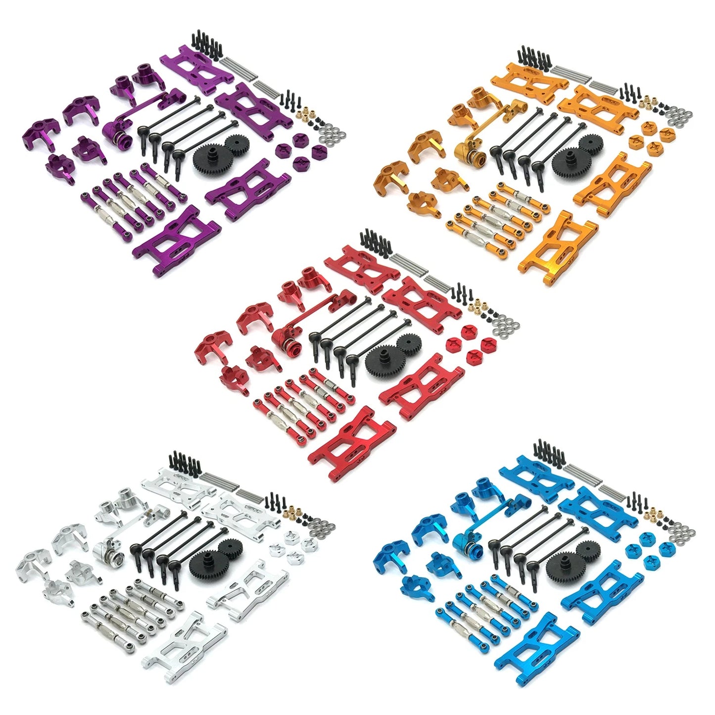 Metal RC Kits Setup for Wltoys 144001 144002 124016 124017 124018 (1/12 1/14)