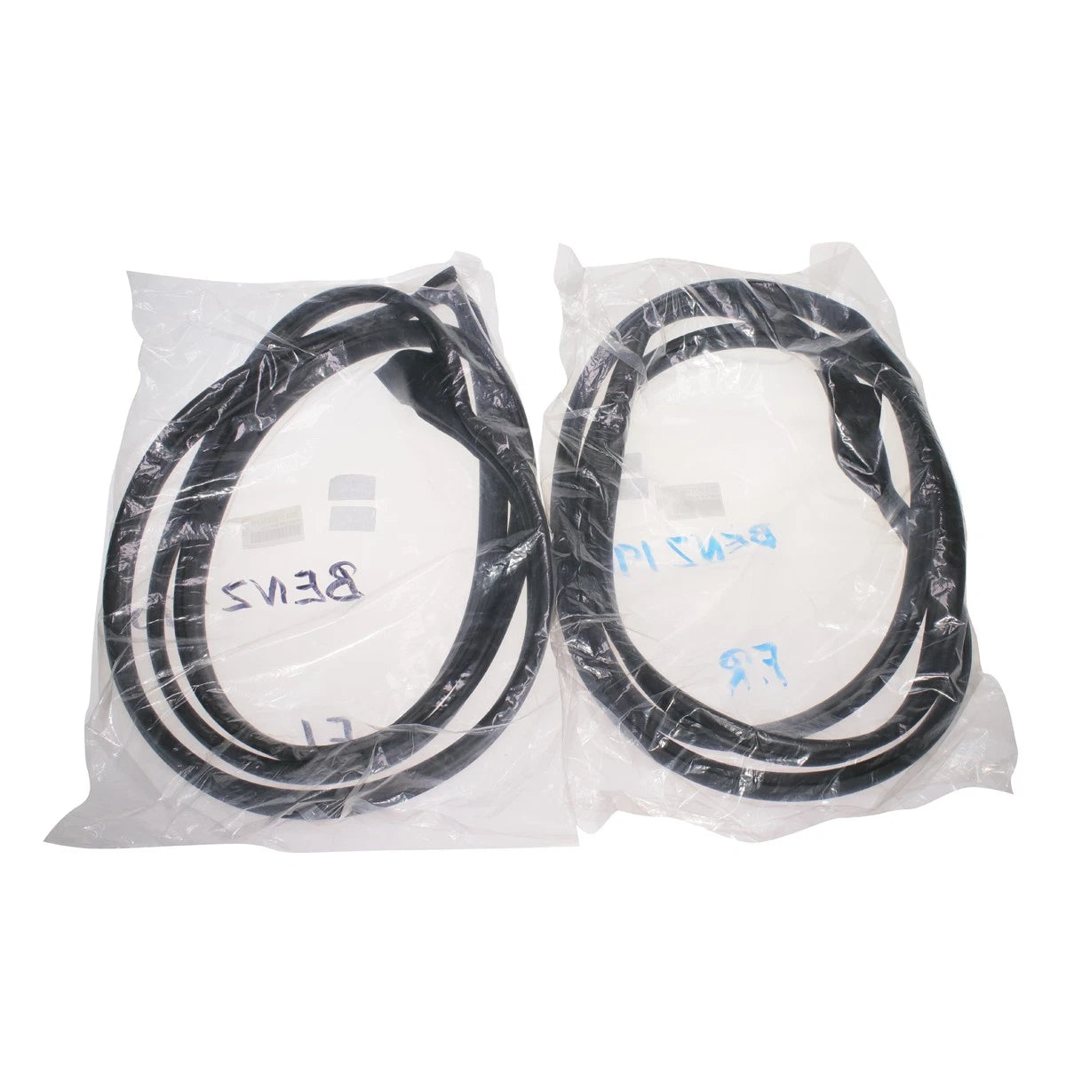 Set of 2 Front Door Weatherstrip Seals for Mercedes-Benz W201 (1982–1993)