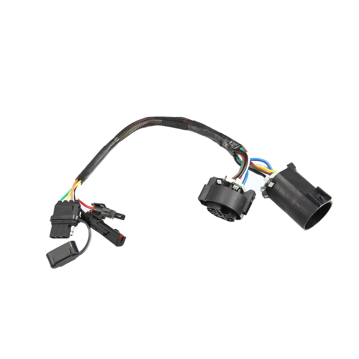 7 Pin 4 Way Flat Trailer Wiring Harness for LED Tailgate Light Bar (2010–2023)