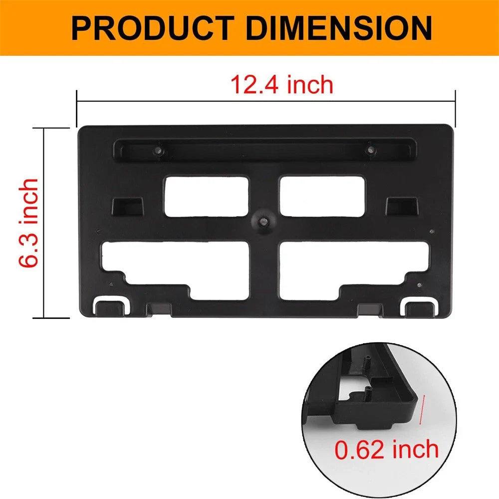 Front License Plate Bracket Holder for Ford Ranger (2019-2022)