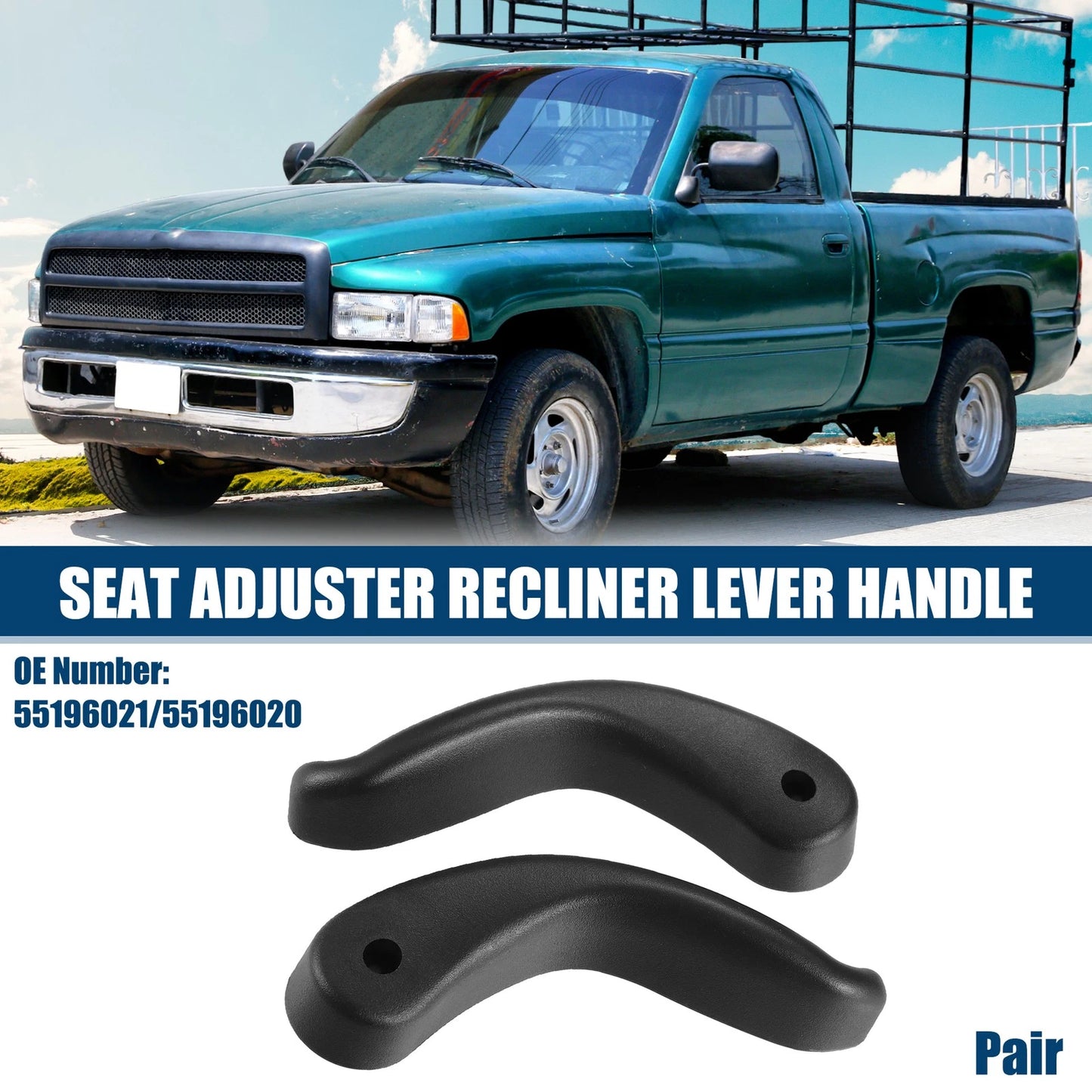 Seat Recliner Adjust Lever Handle for Ram 1500 2500 3500 (2019–2023)