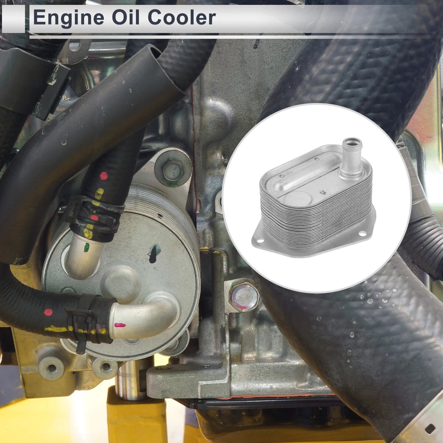 Engine Oil Cooler Set for Hyundai Accent I20 I30 (No. 264102A150)
