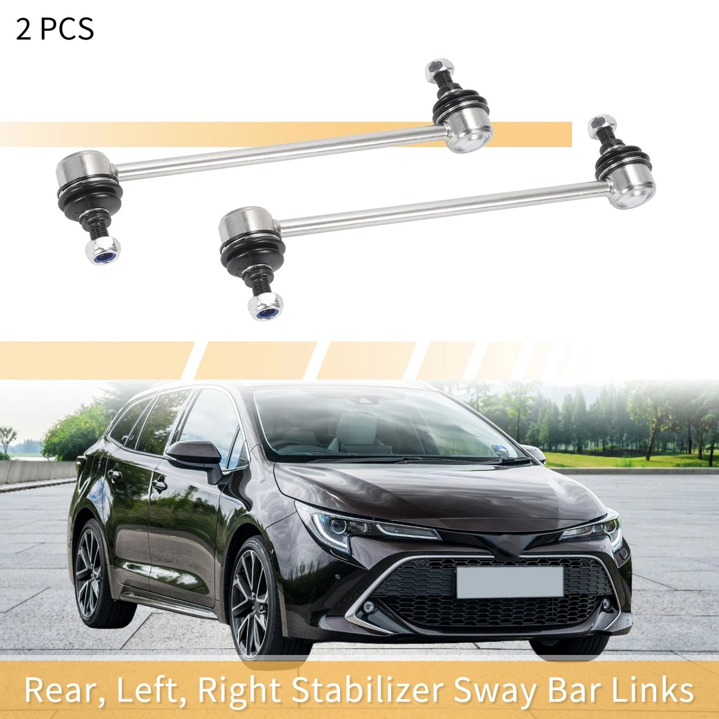 2X Rear Stabilizer Sway Bar Link for Lexus ES300, Toyota Avalon (No.K90345)