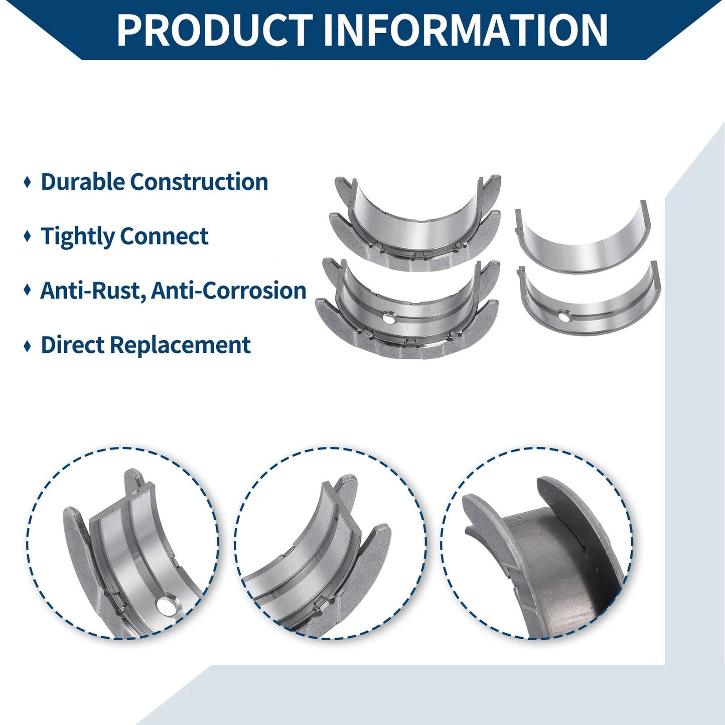 Main Bearing Set No.11217598959 for BMW 125i (2010–2016)