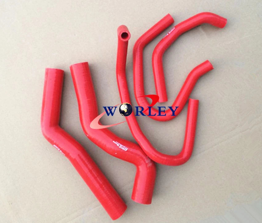Red Silicone Radiator Heater Hose for Toyota Prado KZJ120 (2003–2007)