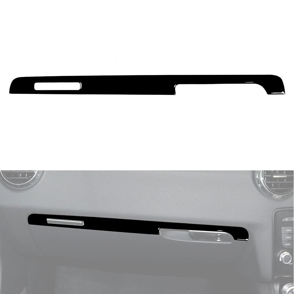 Center Console Air Condition CD Panel Cover Trim for Audi Q3 (2013–2018) Carbon Fiber