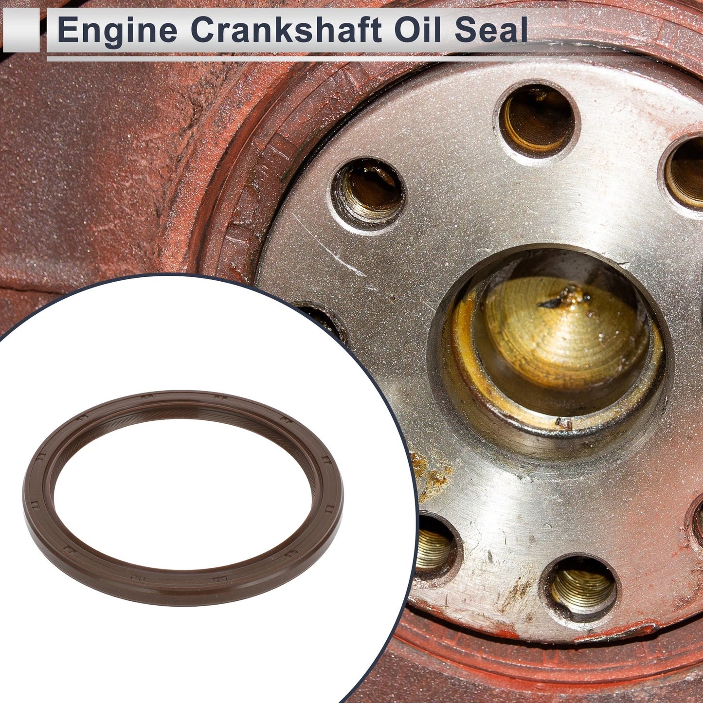 1 Pc Rear Crankshaft Oil Seal for Hyundai Sonata, Kia (No. 1052A118)