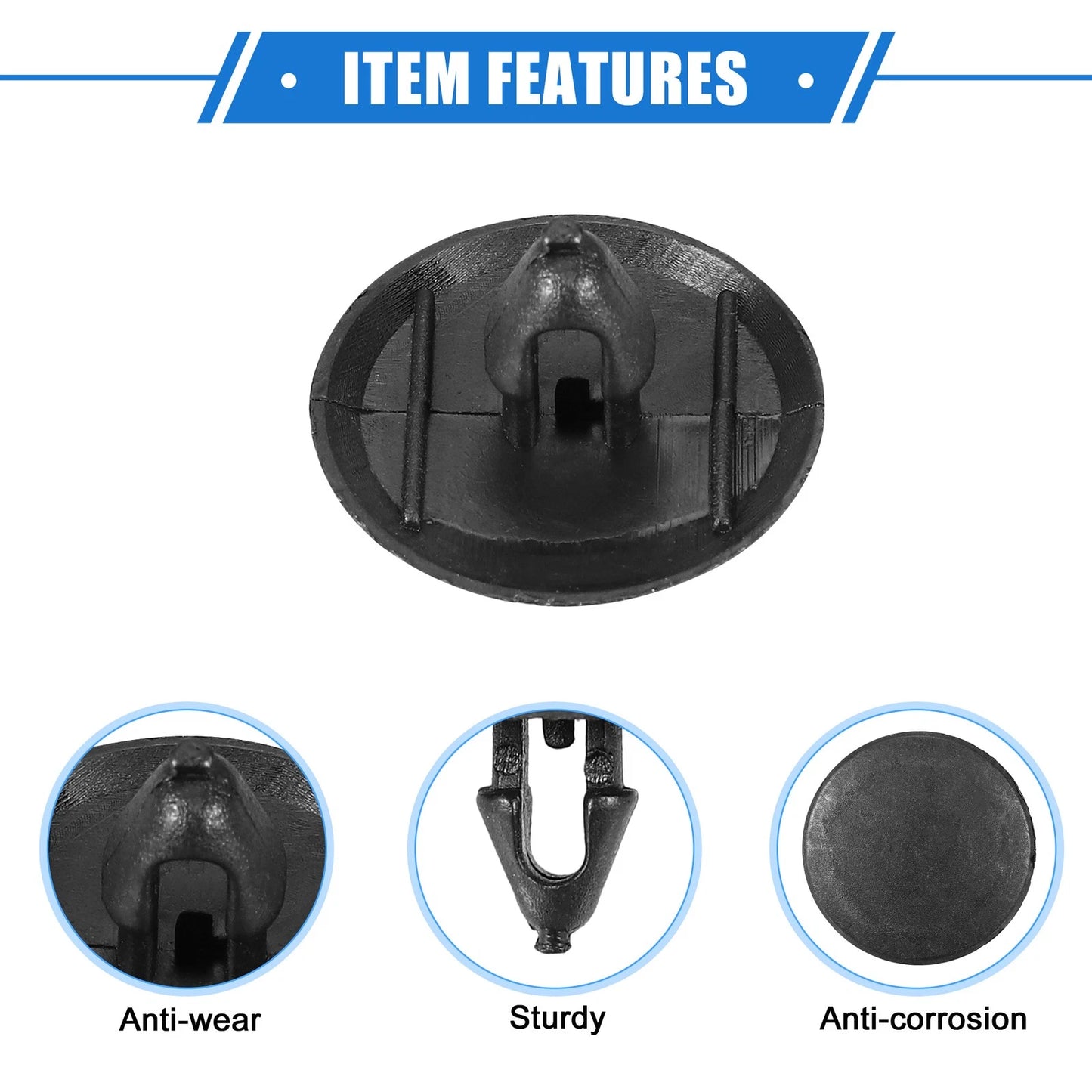 10 Pcs Hood Retainer Clip for Toyota Lexus
