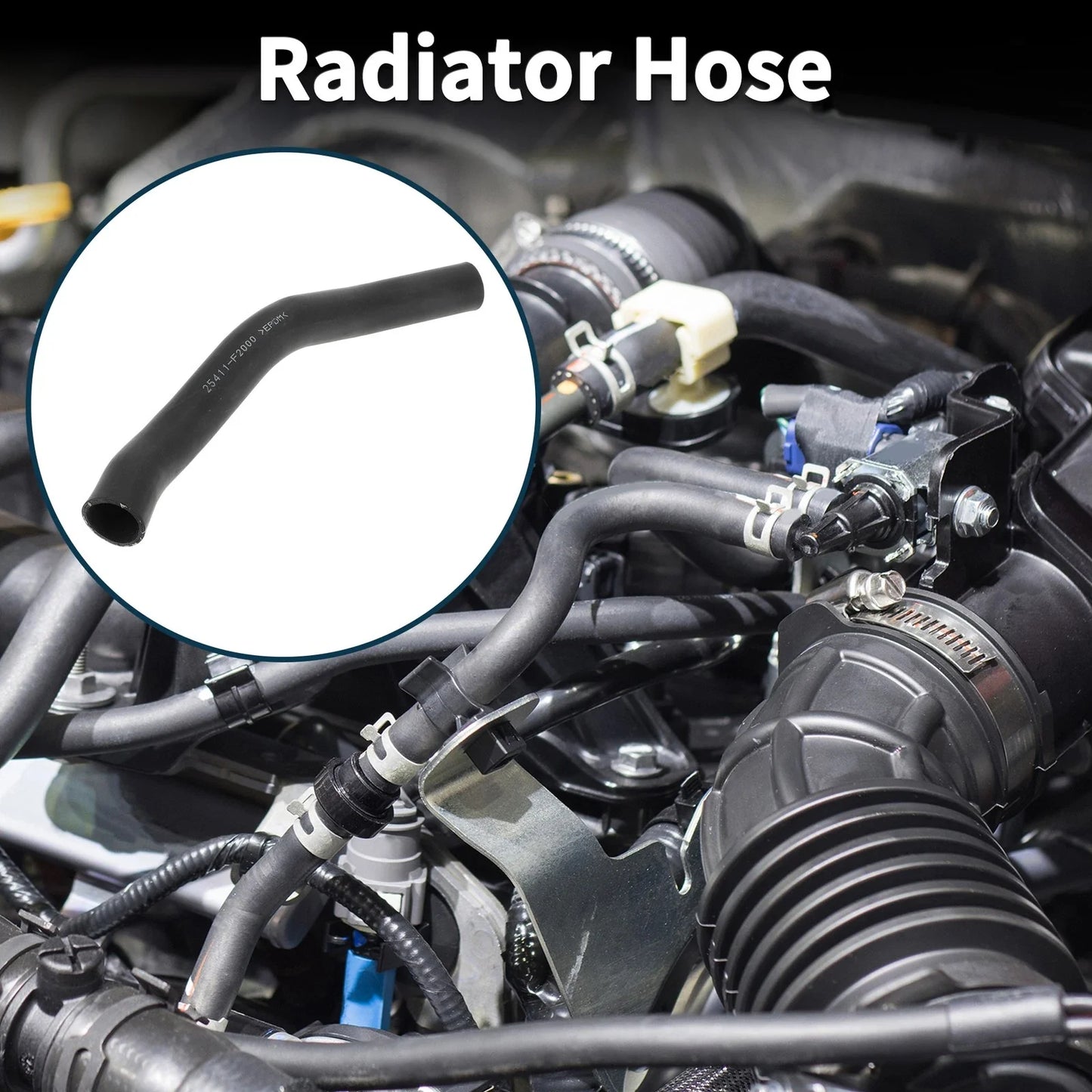 Radiator Hose for Hyundai Elantra 2015-2020 (2 x)