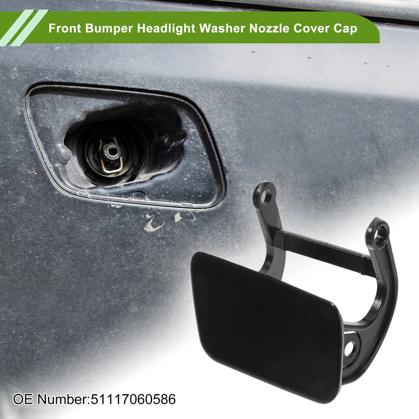 Front Right Washer Nozzle Cover Cap for BMW 525i (2004-2007)