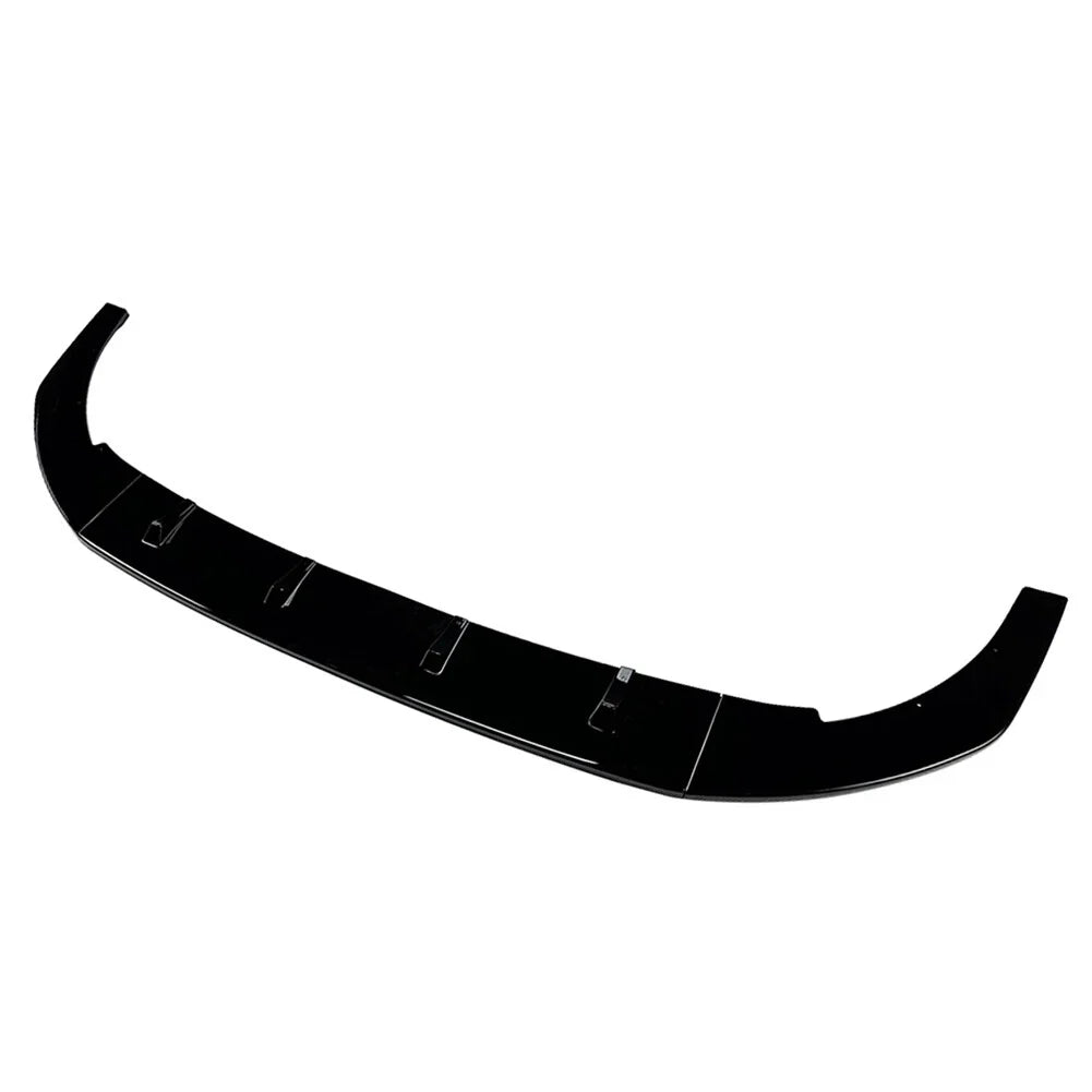 Black Front Bumper Lip Spoiler for Volkswagen Golf 8 CS R (2020-2024)