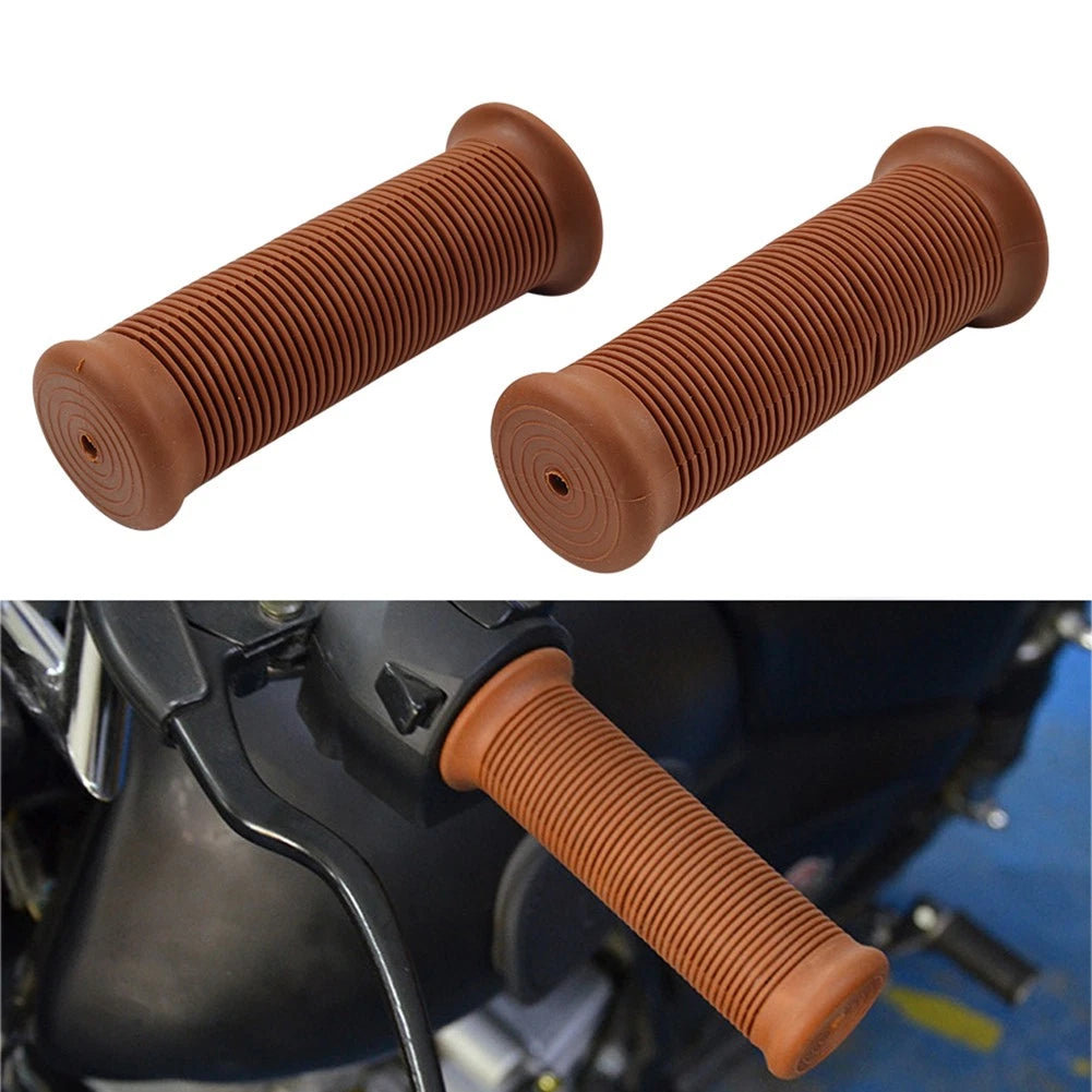Pair of 7/8'' 22MM Motorcycle Handlebar Grips for Universal Fit