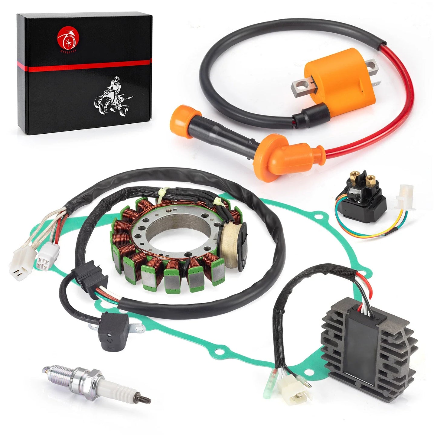 Stator & Rectifier with Ignition Coil for Yamaha Grizzly 600 (1998–2007)