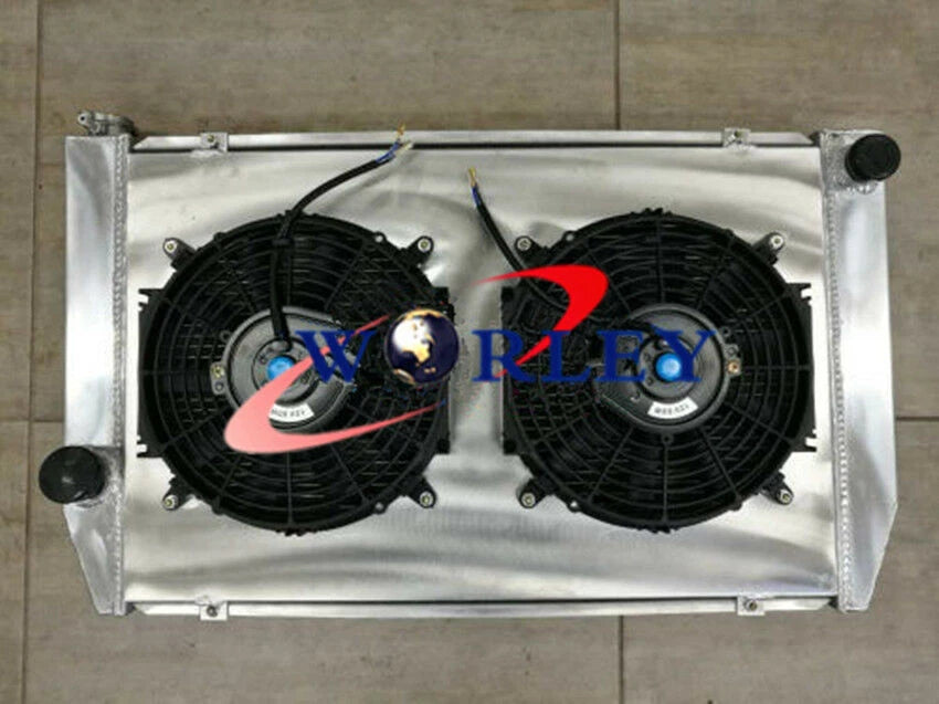 Aluminum Radiator with Shroud and Fans for Ford Falcon V8 (1972–1985)