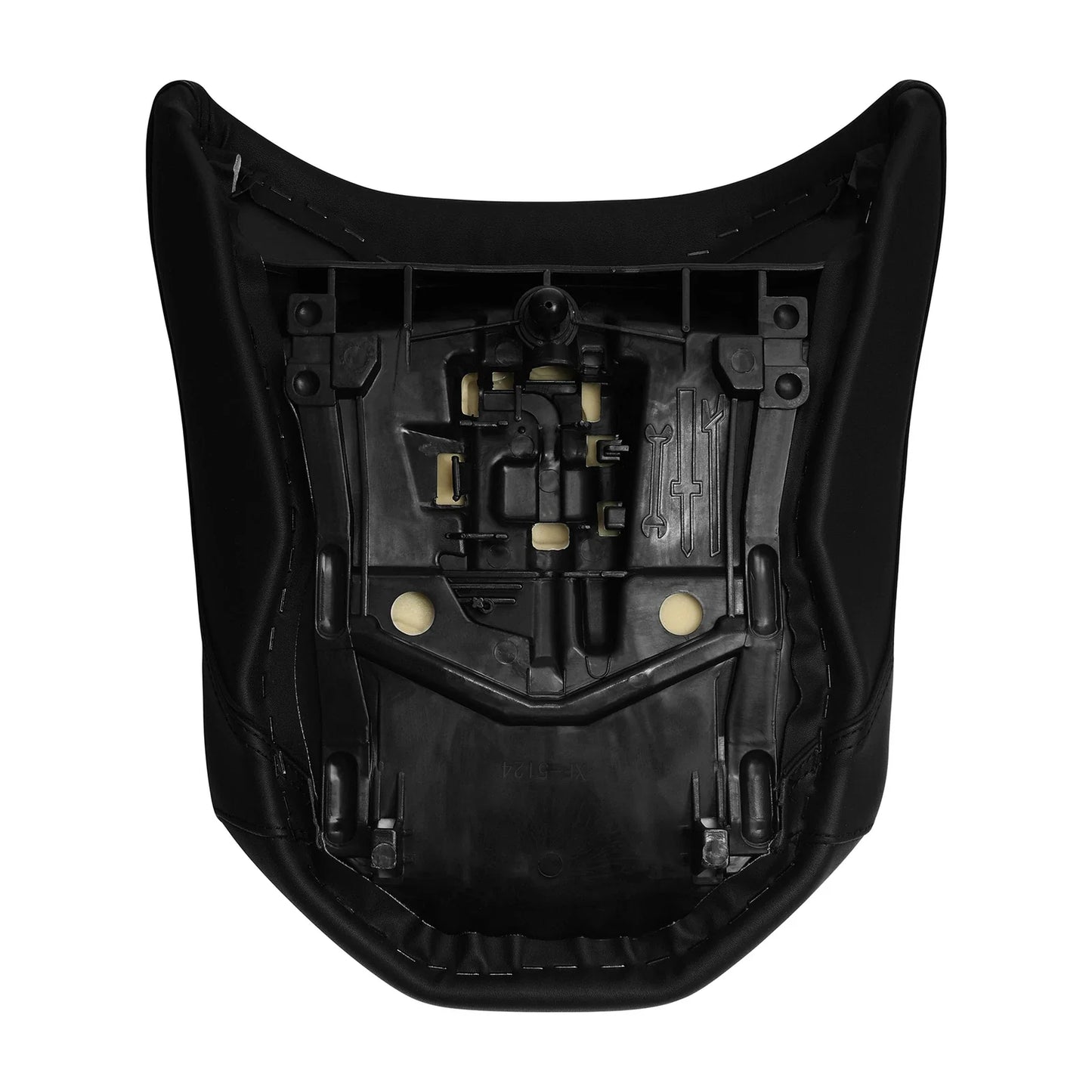 Rear Passenger Seat for BMW R1200GS Adventure (2013-2018) Black